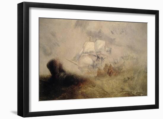 The Whale Ship-J. M. W. Turner-Framed Art Print