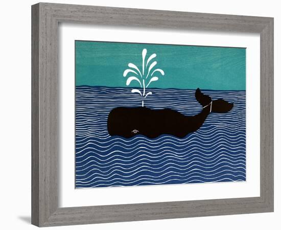 The Whale-Stephen Huneck-Framed Giclee Print