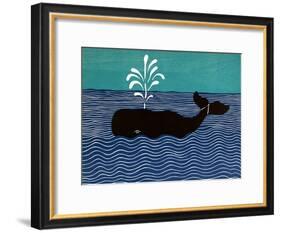 The Whale-Stephen Huneck-Framed Giclee Print