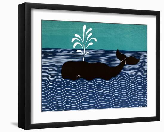 The Whale-Stephen Huneck-Framed Giclee Print