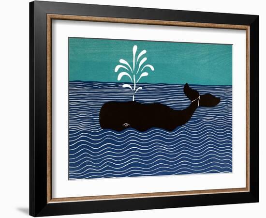 The Whale-Stephen Huneck-Framed Giclee Print