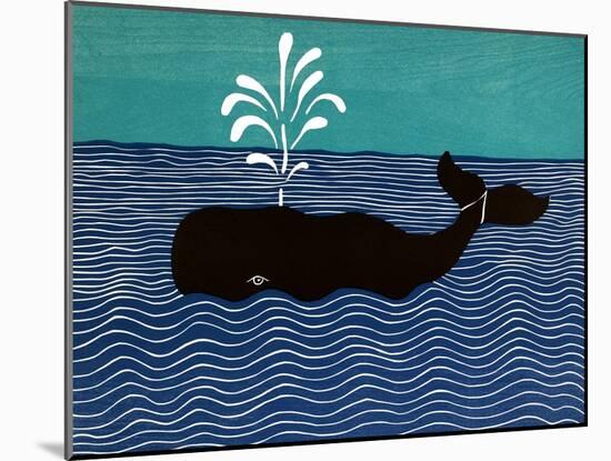 The Whale-Stephen Huneck-Mounted Giclee Print