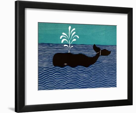 The Whale-Stephen Huneck-Framed Giclee Print