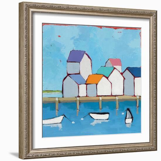 The Wharf--Framed Premium Giclee Print