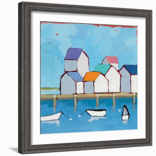 The Wharf-null-Framed Art Print