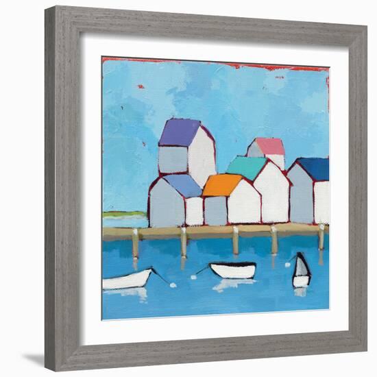 The Wharf-null-Framed Art Print