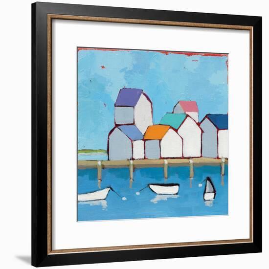 The Wharf-null-Framed Art Print