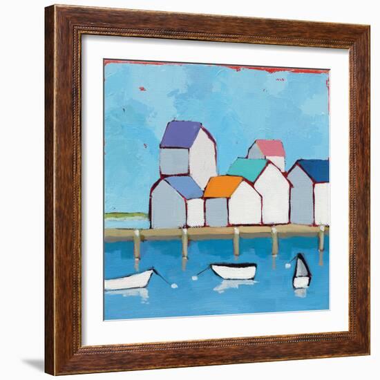 The Wharf-null-Framed Art Print