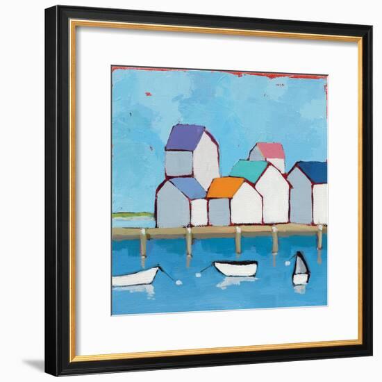 The Wharf-null-Framed Art Print