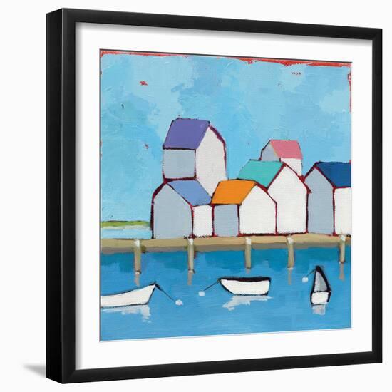 The Wharf-null-Framed Art Print