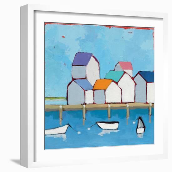 The Wharf-null-Framed Art Print