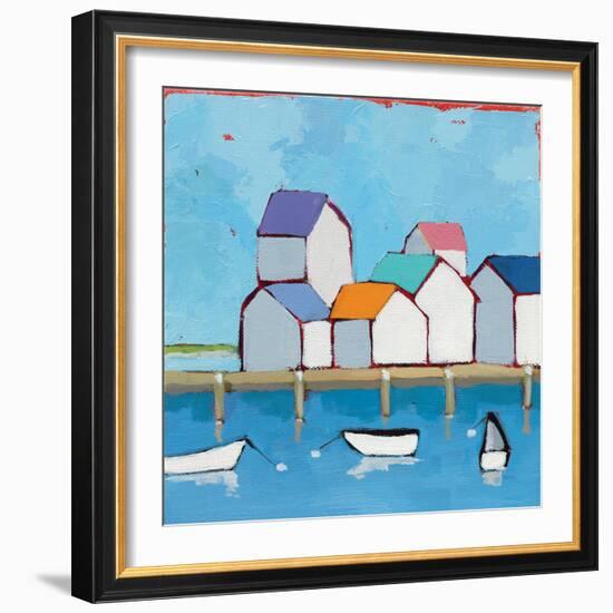 The Wharf-null-Framed Art Print