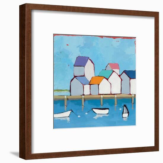 The Wharf-null-Framed Art Print