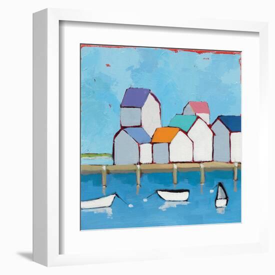 The Wharf-null-Framed Art Print