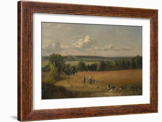 The Wheat Field, 1816 (Oil on Canvas)-John Constable-Framed Giclee Print