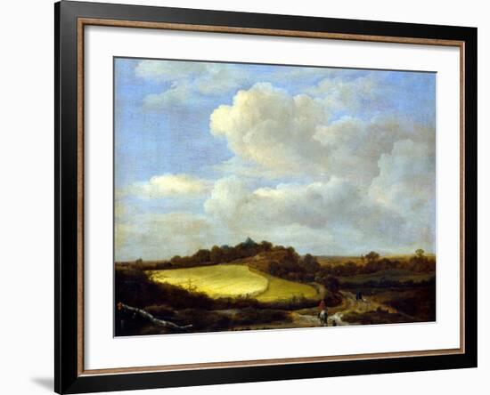 The Wheatfield-Jacob Isaaksz. Or Isaacksz. Van Ruisdael-Framed Giclee Print