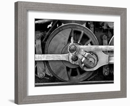 The Wheel of a Train-Rip Smith-Framed Photographic Print