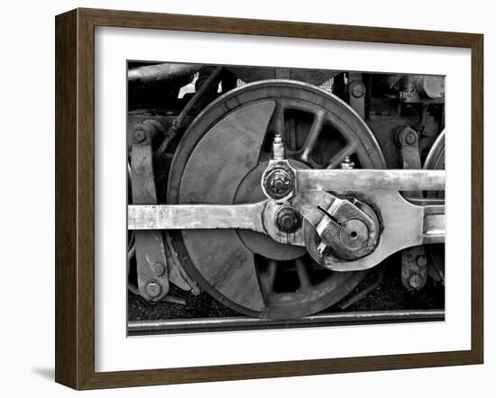 The Wheel of a Train-Rip Smith-Framed Photographic Print