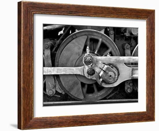 The Wheel of a Train-Rip Smith-Framed Photographic Print