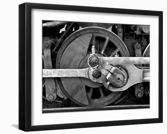 The Wheel of a Train-Rip Smith-Framed Photographic Print