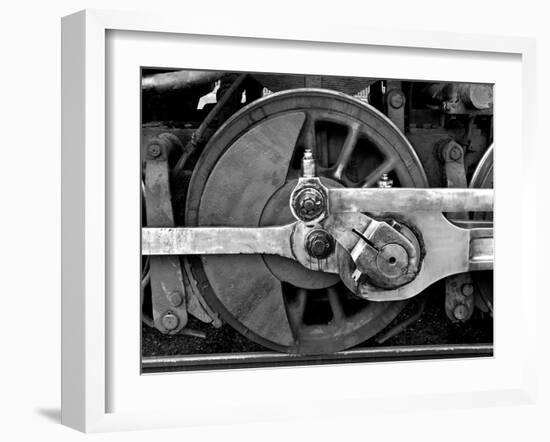 The Wheel of a Train-Rip Smith-Framed Photographic Print