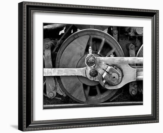 The Wheel of a Train-Rip Smith-Framed Photographic Print