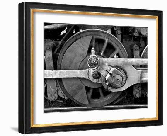 The Wheel of a Train-Rip Smith-Framed Photographic Print