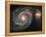 The Whirlpool Galaxy (M51) and Companion Galaxy-Stocktrek Images-Framed Premier Image Canvas