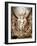 The Whirlwind: Ezekiel's Vision-William Blake-Framed Giclee Print