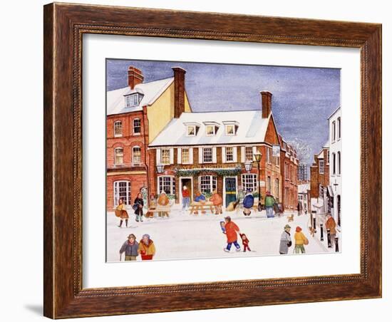 The White Bear, Hampstead, 1990-Gillian Lawson-Framed Giclee Print