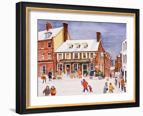 The White Bear, Hampstead, 1990-Gillian Lawson-Framed Giclee Print