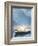 The White Boat in Sunset-Carlos Casamayor-Framed Art Print