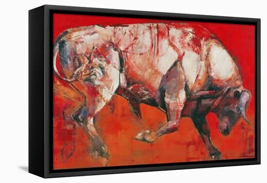 The White Bull, 1999-Mark Adlington-Framed Premier Image Canvas