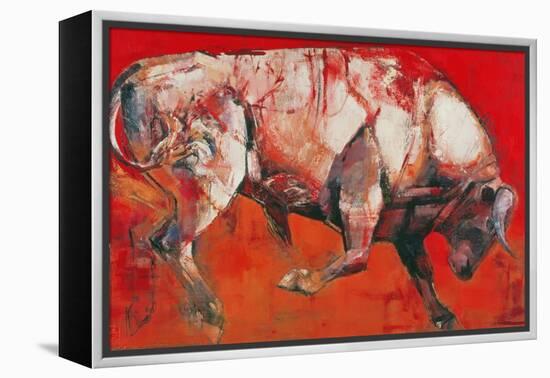 The White Bull, 1999-Mark Adlington-Framed Premier Image Canvas