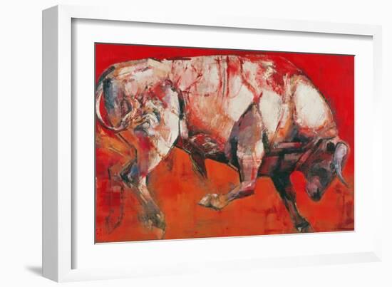 The White Bull, 1999-Mark Adlington-Framed Giclee Print