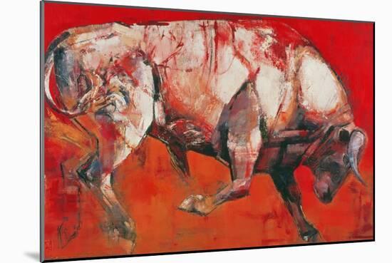The White Bull, 1999-Mark Adlington-Mounted Giclee Print