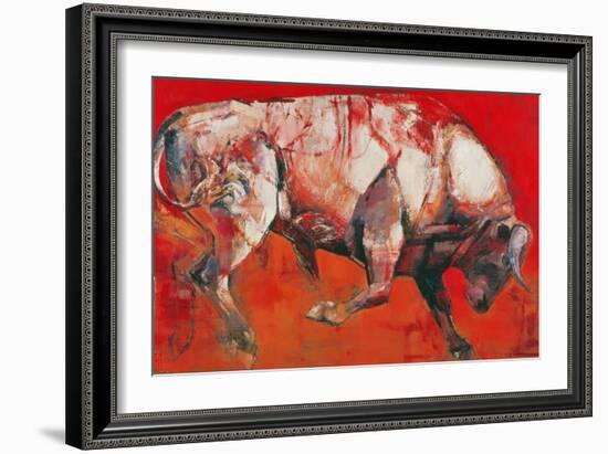 The White Bull, 1999-Mark Adlington-Framed Giclee Print