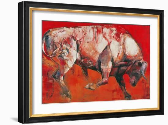 The White Bull, 1999-Mark Adlington-Framed Giclee Print