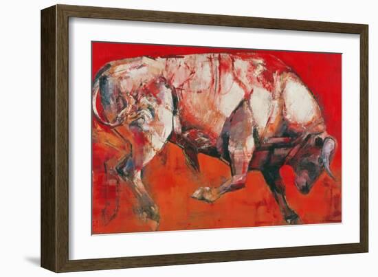 The White Bull, 1999-Mark Adlington-Framed Premium Giclee Print