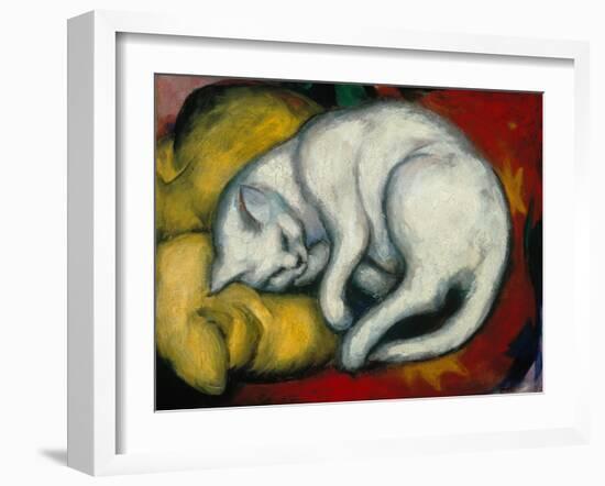 The White Cat, 1912-Franz Marc-Framed Premium Giclee Print