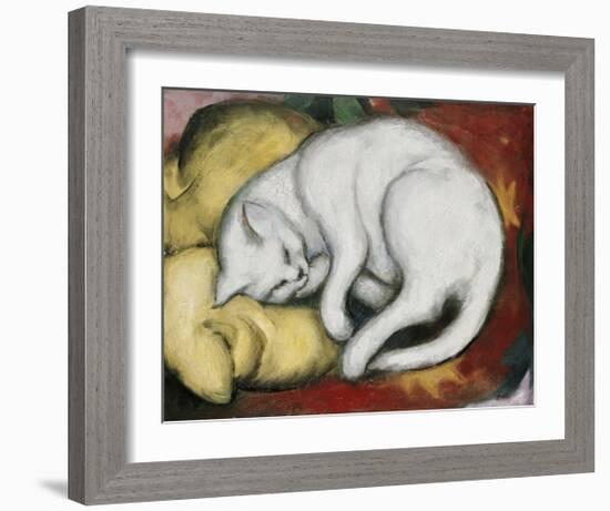 The White Cat-Franz Marc-Framed Giclee Print