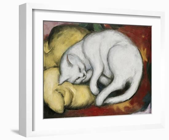 The White Cat-Franz Marc-Framed Giclee Print