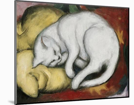 The White Cat-Franz Marc-Mounted Giclee Print