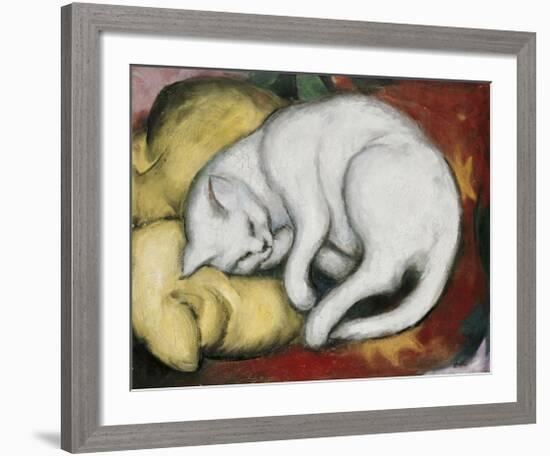 The White Cat-Franz Marc-Framed Giclee Print