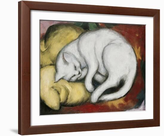 The White Cat-Franz Marc-Framed Giclee Print