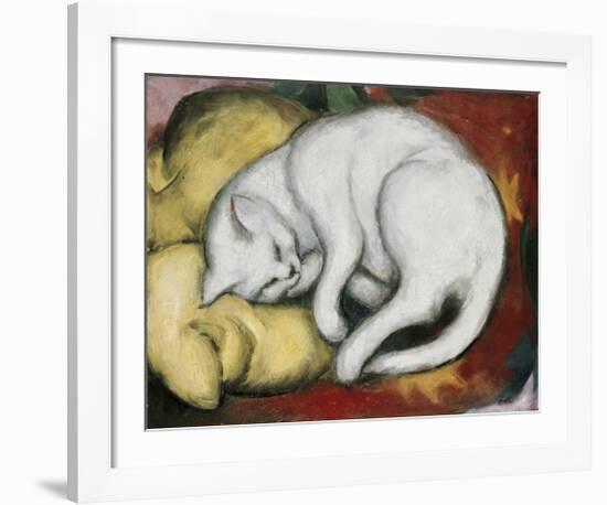 The White Cat-Franz Marc-Framed Giclee Print