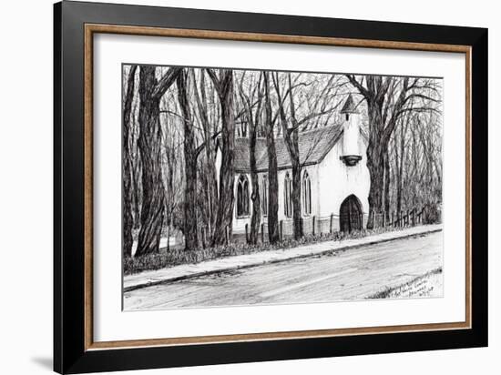 The White Chapel, Aviemore, 2007-Vincent Alexander Booth-Framed Giclee Print