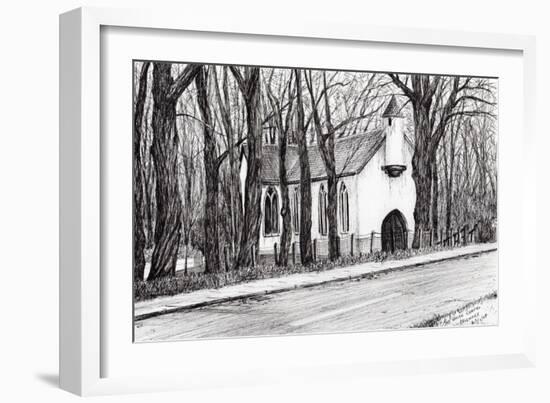 The White Chapel, Aviemore, 2007-Vincent Alexander Booth-Framed Giclee Print