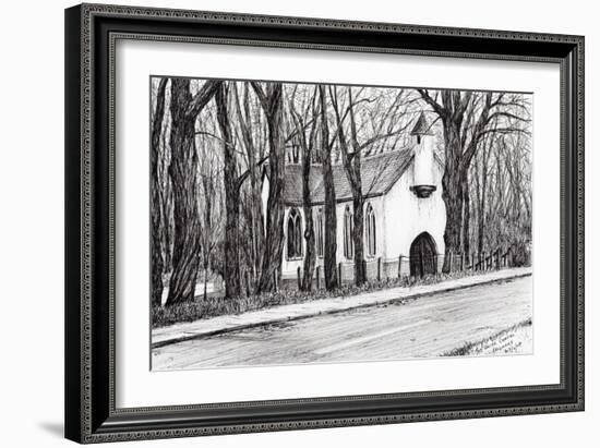 The White Chapel, Aviemore, 2007-Vincent Alexander Booth-Framed Giclee Print