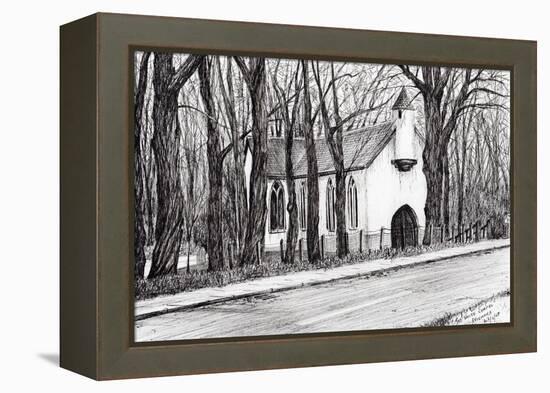 The White Chapel, Aviemore, 2007-Vincent Alexander Booth-Framed Premier Image Canvas